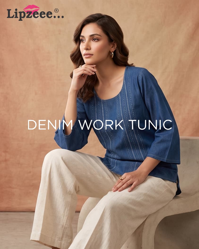 DENIM TUNIC TOP
